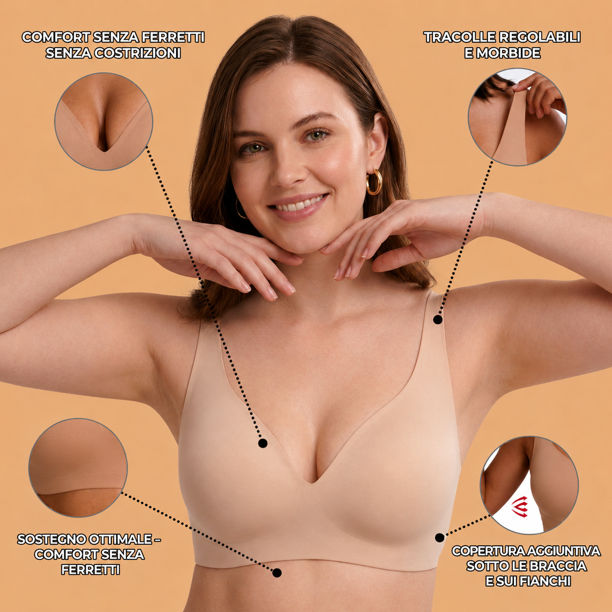 Nuvéa - Reggiseno effetto seconda pelle